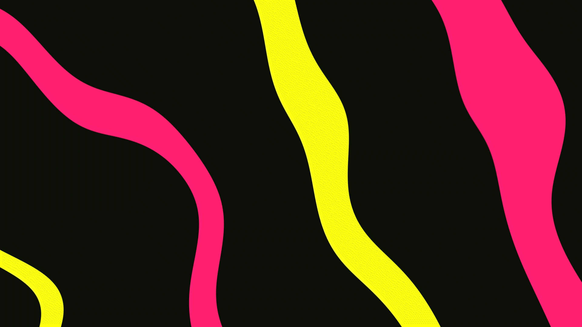  Bold twisting lines flow dynamically, capturing the movement of hair accessories.